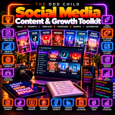 Social Media Content & Growth Toolkit cover