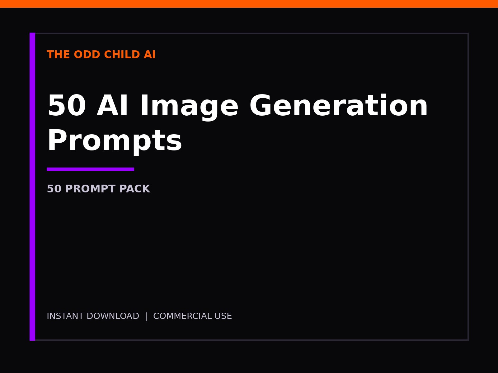50 Image Generation Prompts
