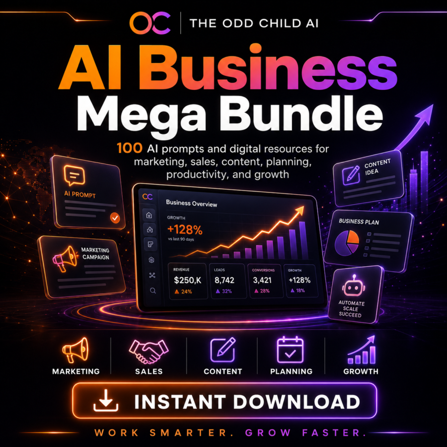AI Business Mega Bundle digital product cover