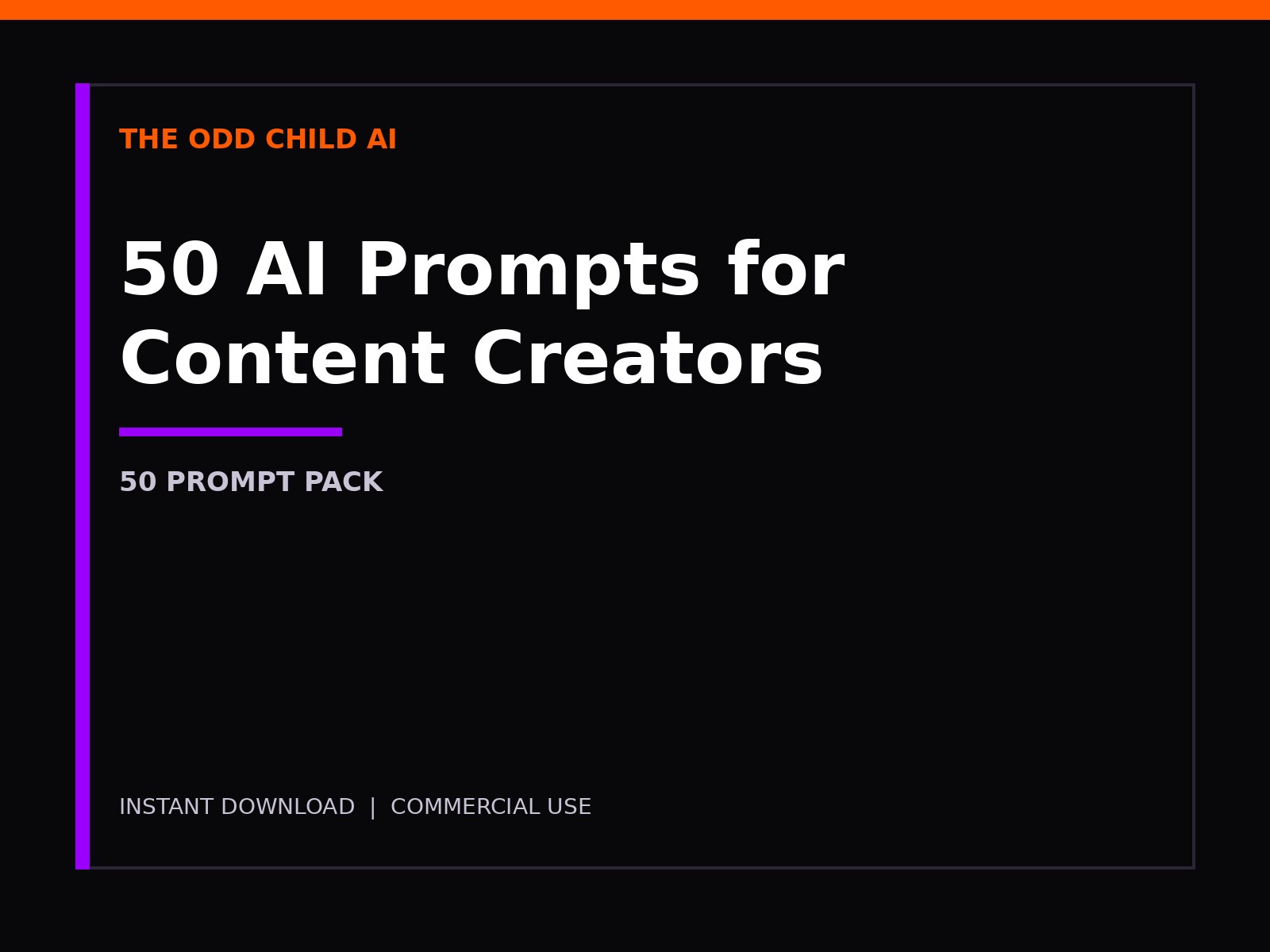 50 Content Creator Prompts