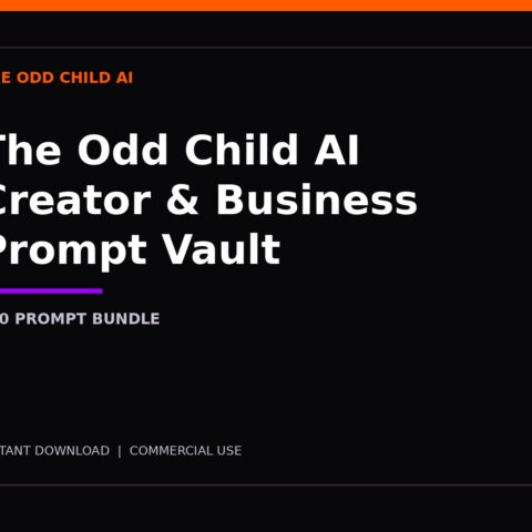 The Odd Child AI Creator & Business Prompt Vault