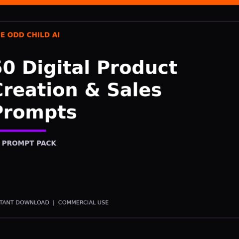 50 Digital Product Creation & Sales Prompts