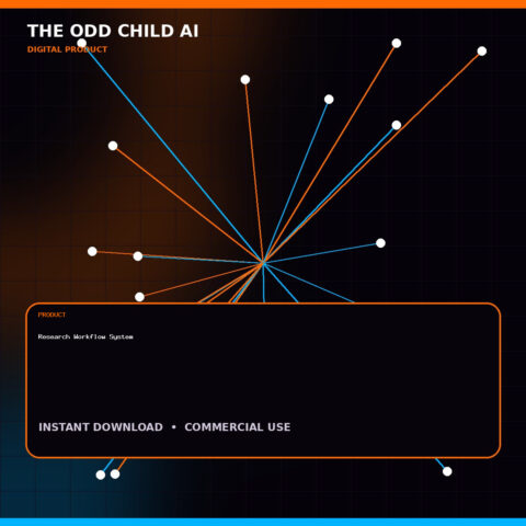 Research Workflow System digital product cover
