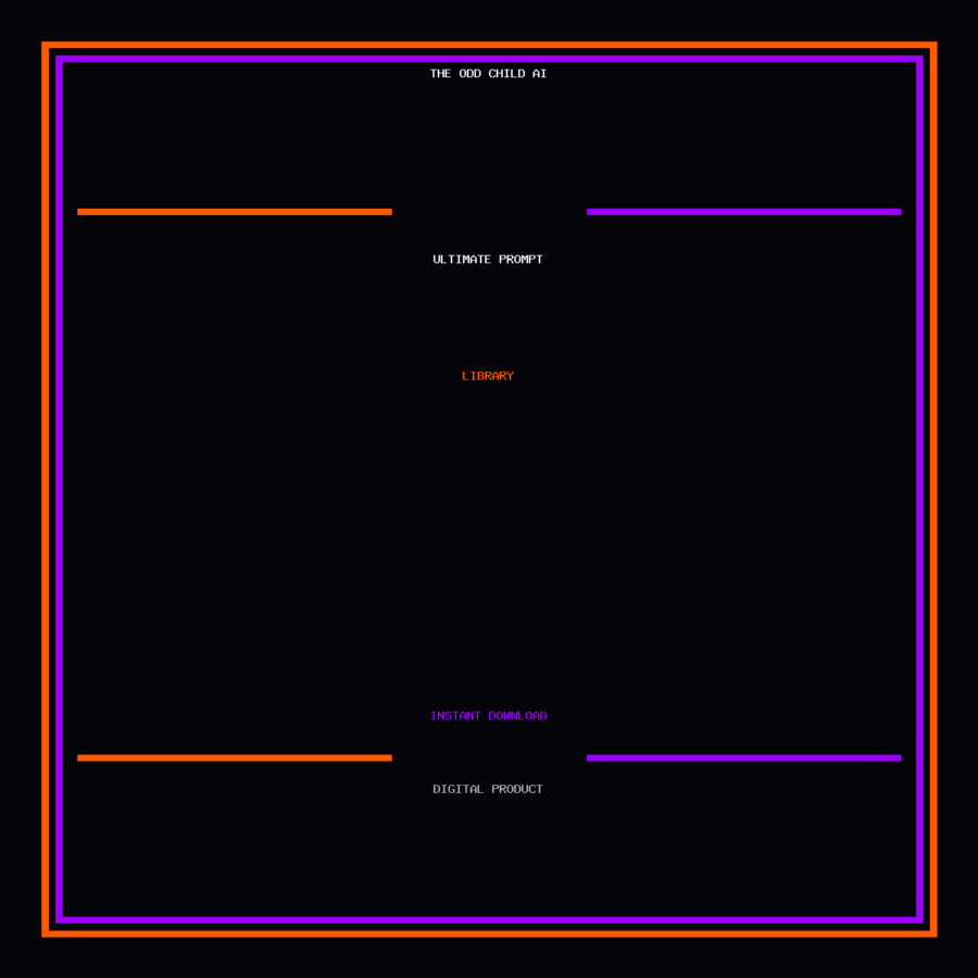 Ultimate Prompt Library digital product cover