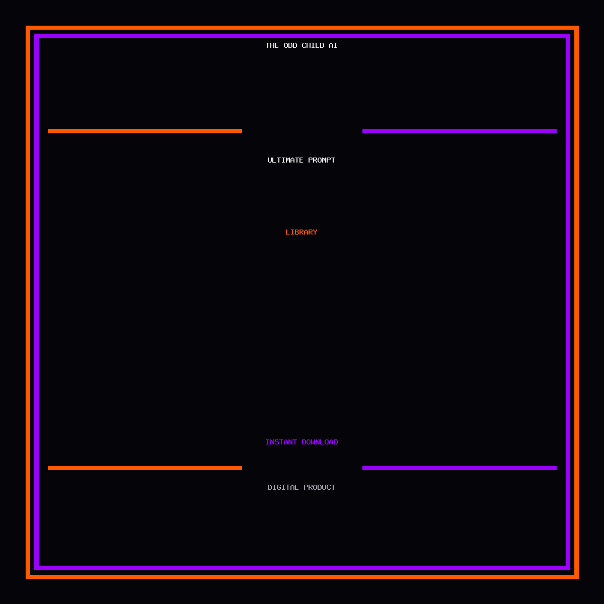 Ultimate Prompt Library digital product cover